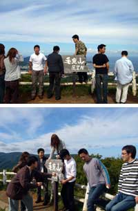 毛無山展望所でのみんな
